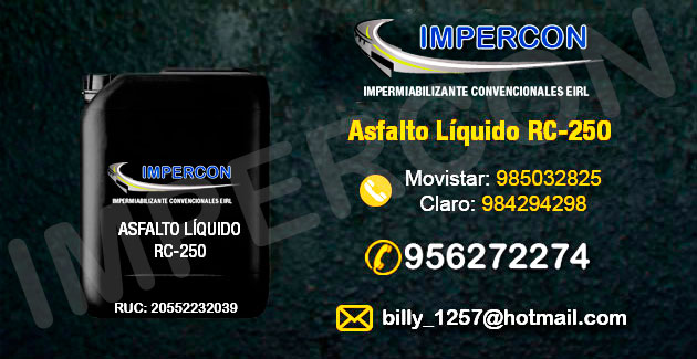 venta de Asfalto en Caliente en lima