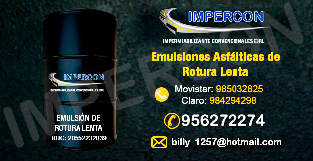 venta de emulsión asfáltica en lima